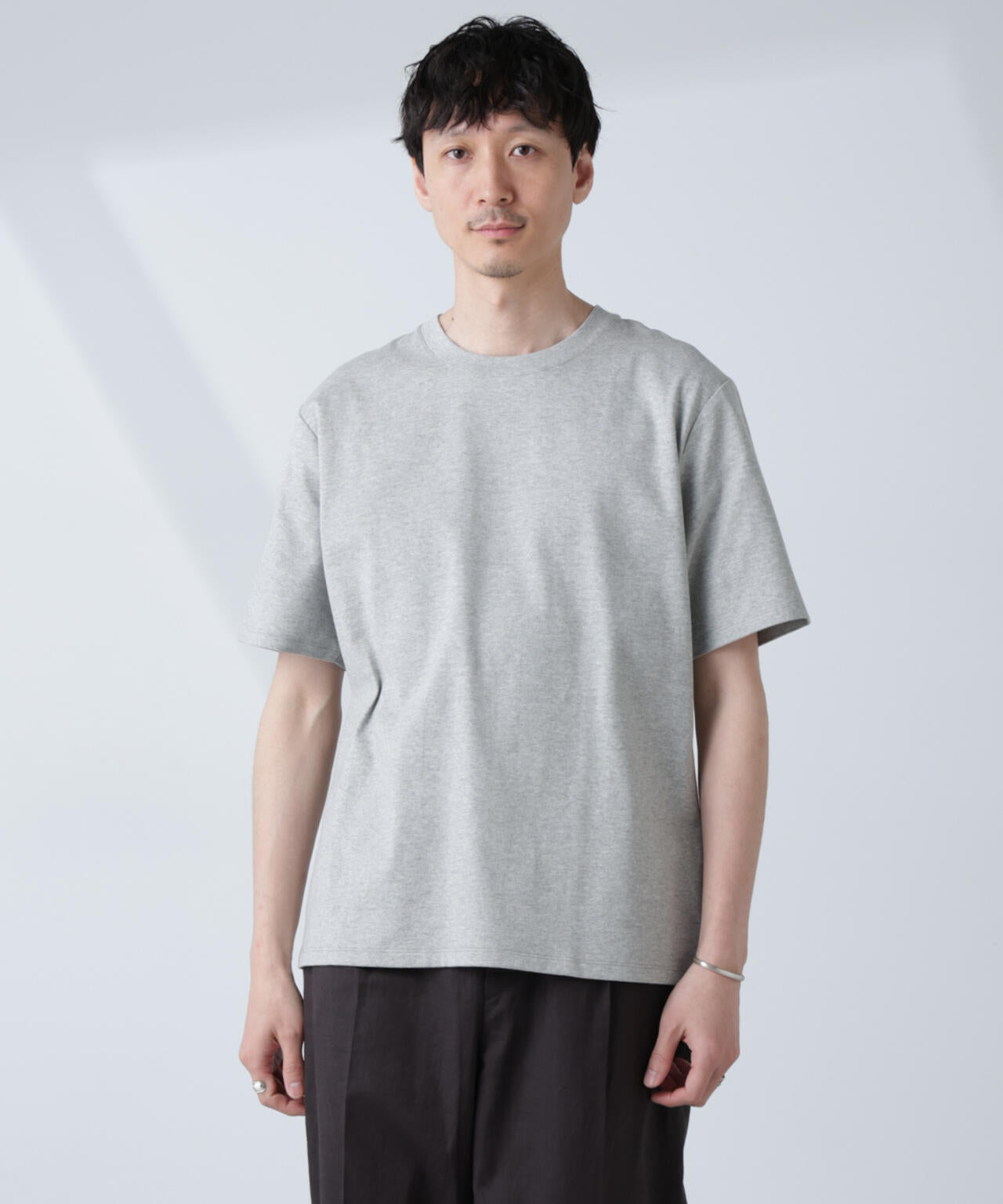 WEB限定/Anti Soaked(R) 汗染み防止 クルーネックレギュラーシルエットTシャツ
