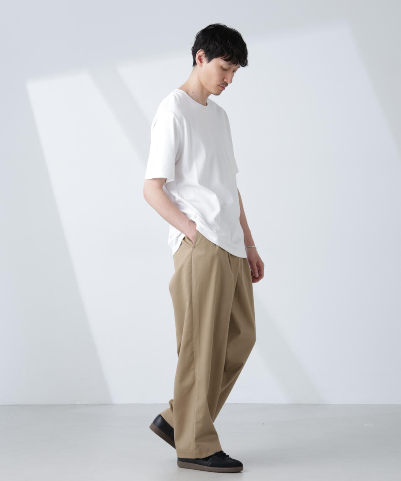 WEB限定/Anti Soaked(R) 汗染み防止 クルーネックレギュラーシルエットTシャツ