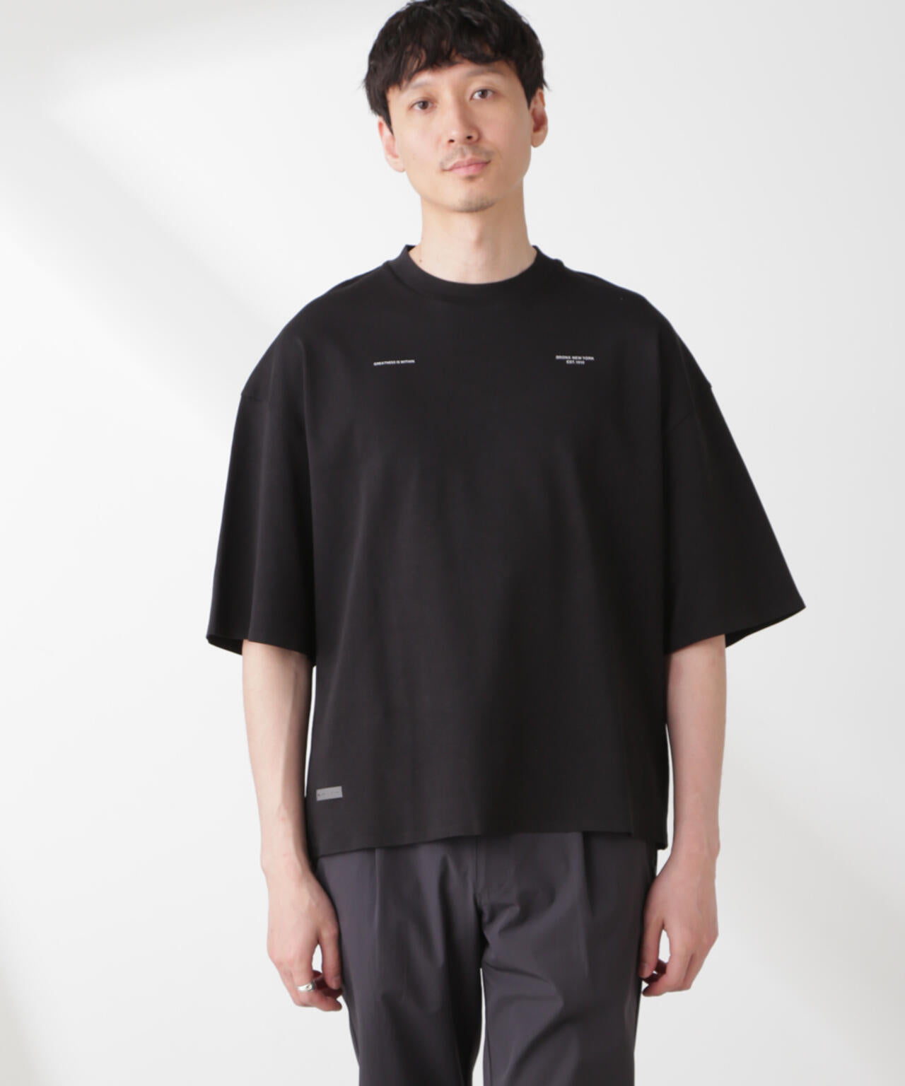 「EVERLAST」 アンチスメル リラックスフィット プリントTシャツ