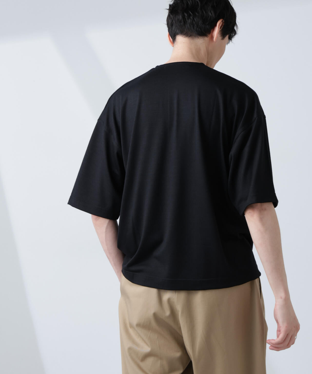 「ALL-DAYS COMFORT 100% WOOL」 ヘンリーネックTEE