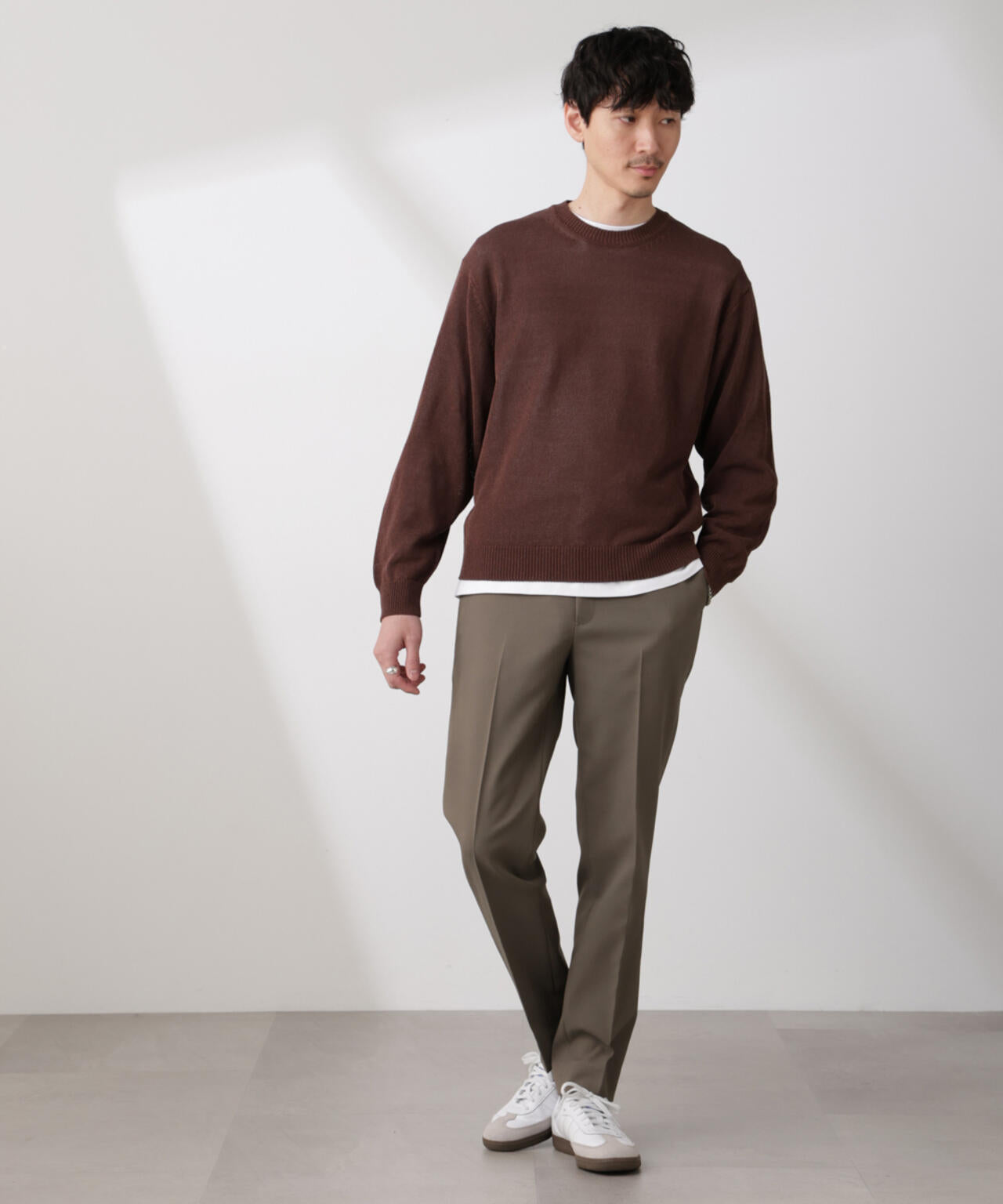 「SOIGNE」ECOPET(R)×AERO ツイルストレッチスラックス