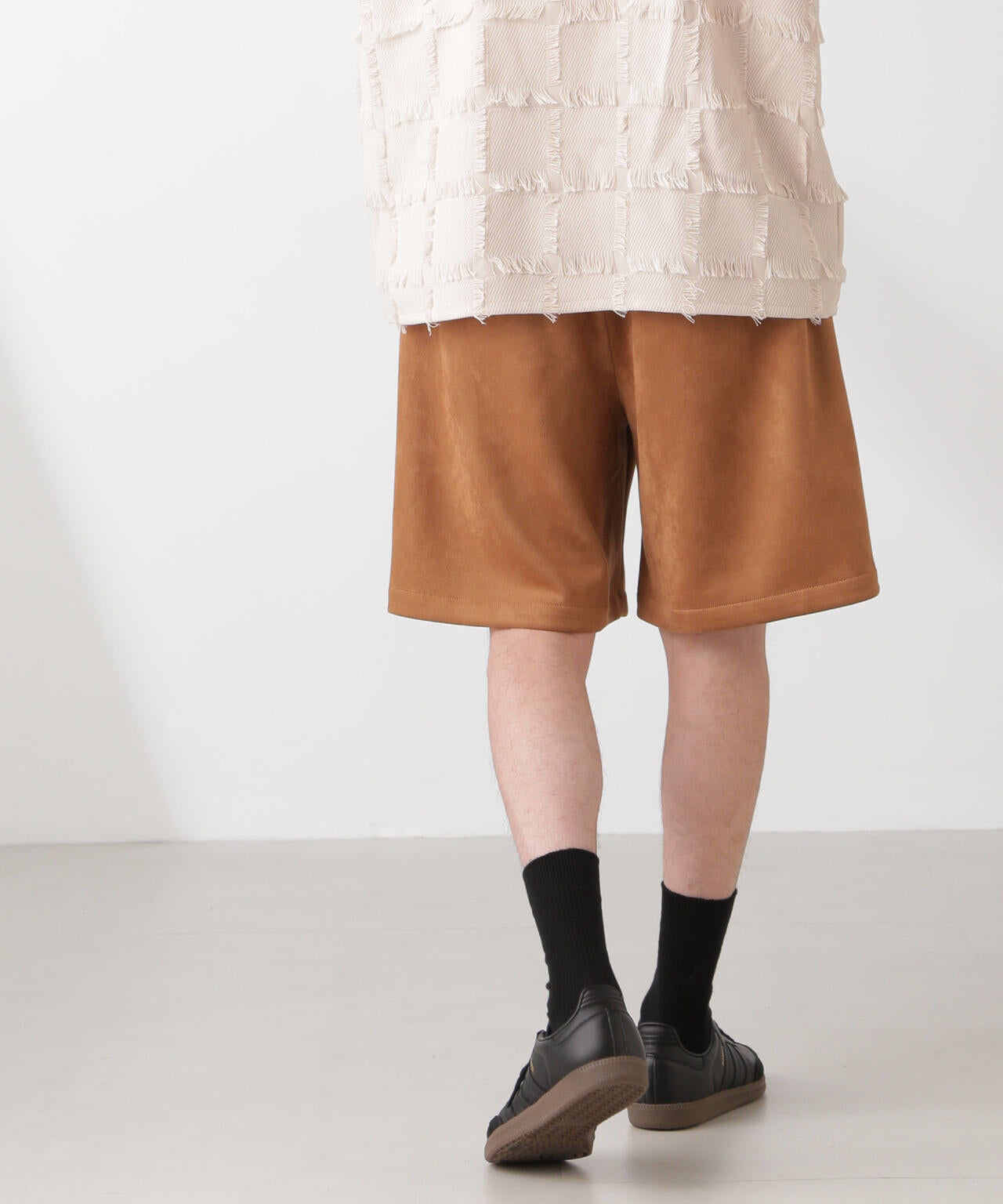 フェイクスエード イージーショートパンツ