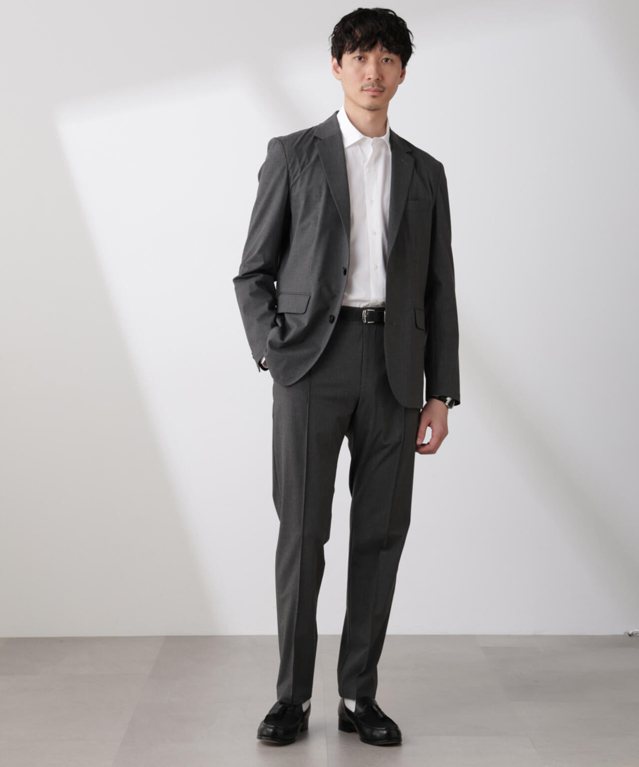 「N TROUSERS BASIC」トロピカルストレッチパンツ(セットアップ可)