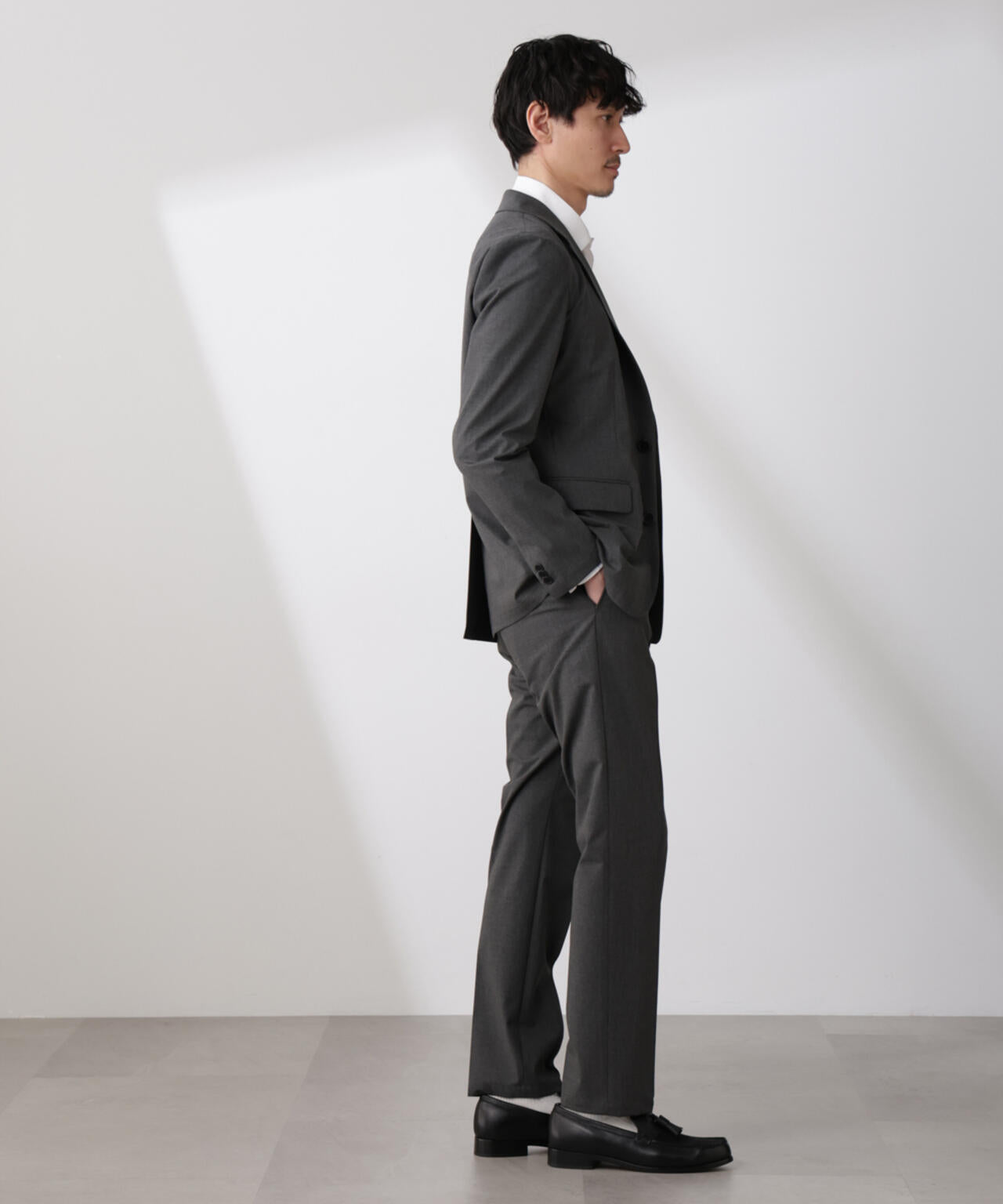 「N TROUSERS BASIC」トロピカルストレッチパンツ(セットアップ可)