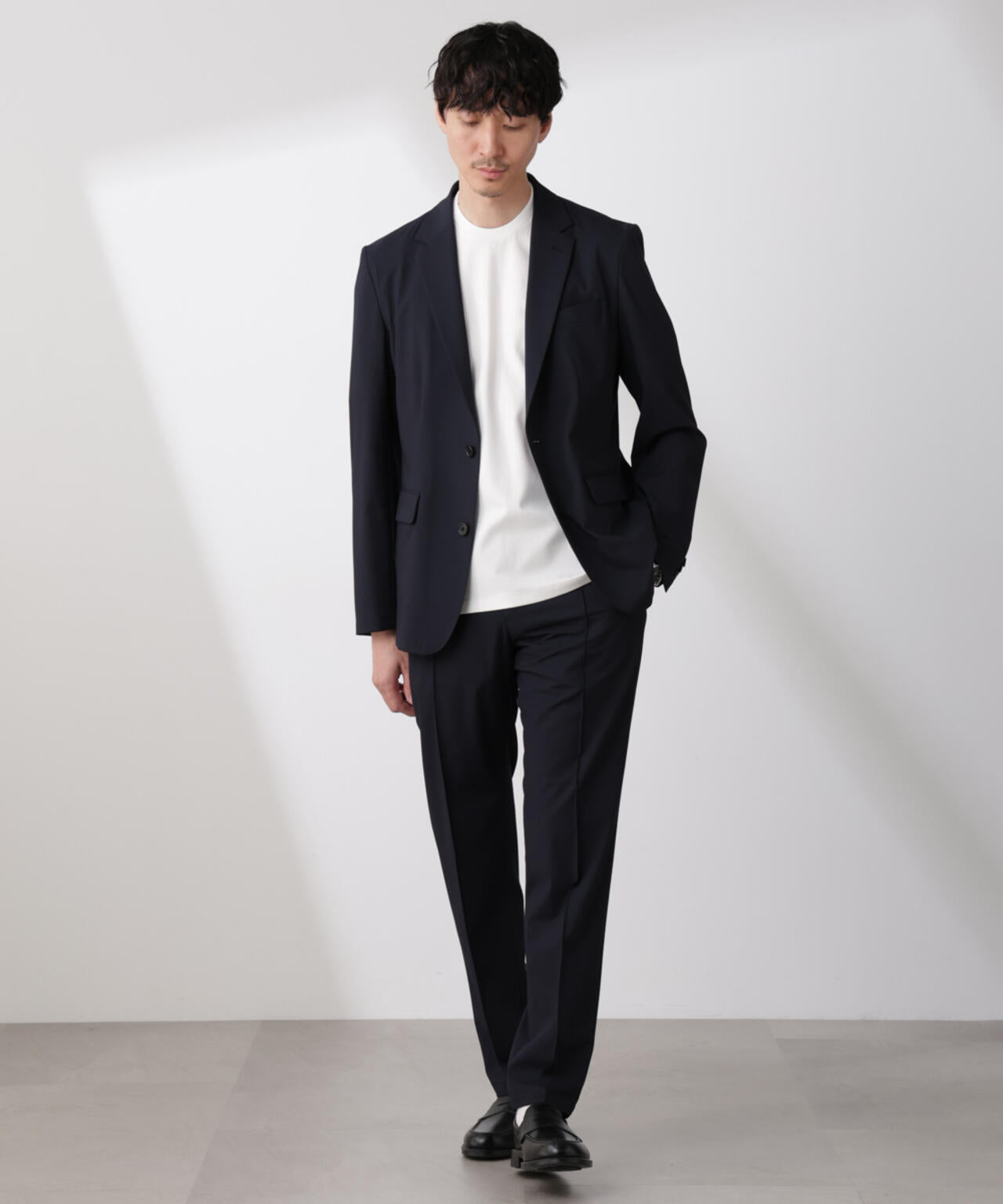 「N TROUSERS BASIC」トロピカルストレッチパンツ(セットアップ可)