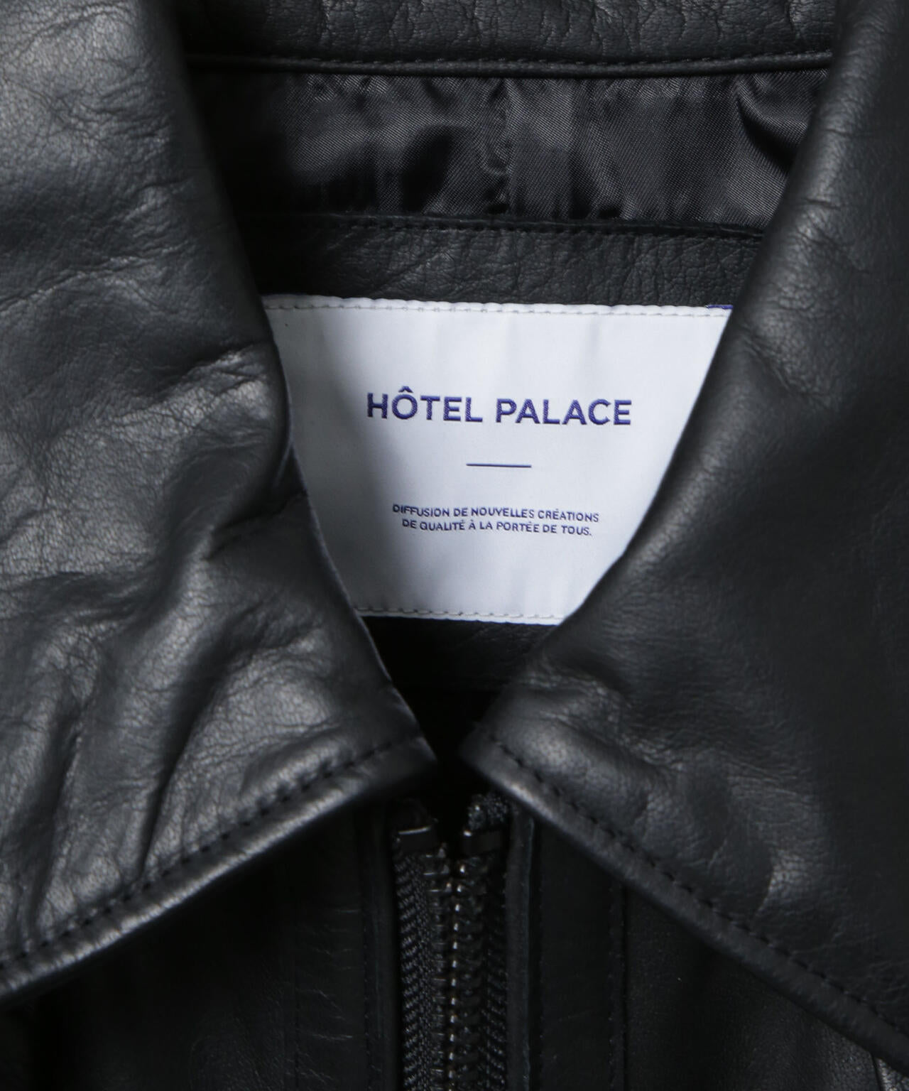 「HOTEL PALACE」 シングルライダース レザーJKT