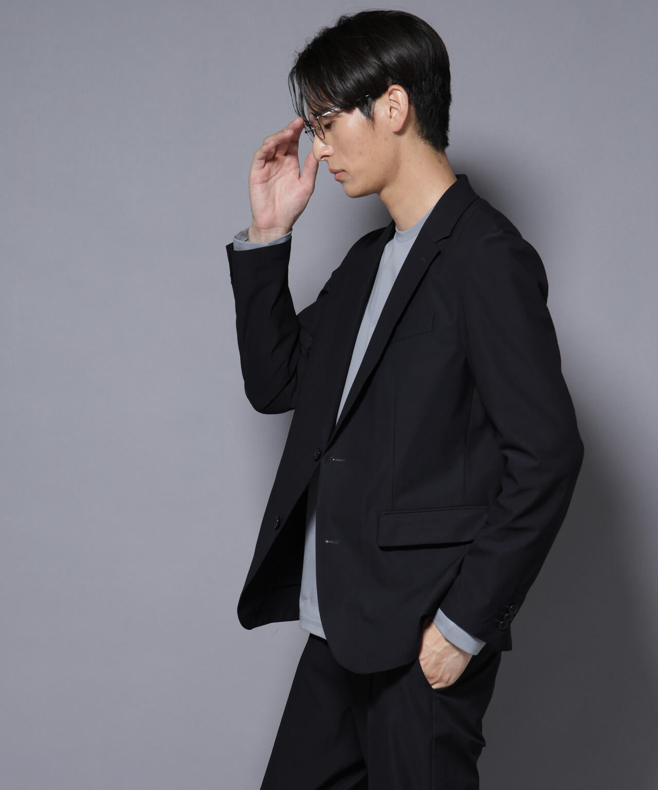 「N JACKET BASIC」TEXBRID(R) ツイルジャケット/ストレッチ・撥水(セットアップ可)