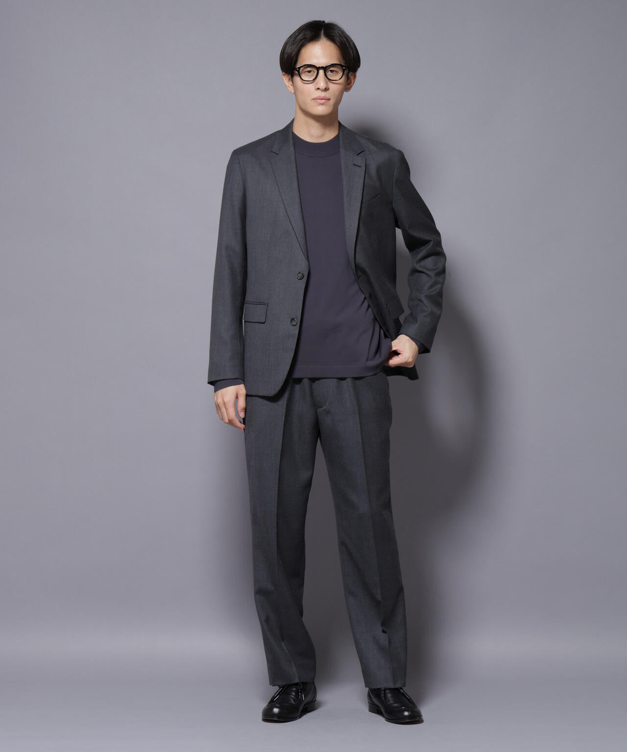 「N JACKET PREMIUM」RENU(R) ウール混洗えるサキソニージャケット(セットアップ可)