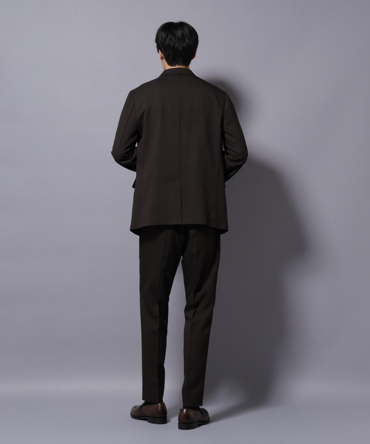 【大人気セットアップ】「Damerino」LANATEC(R)シャークスキンセットアップ防シワ形態安定