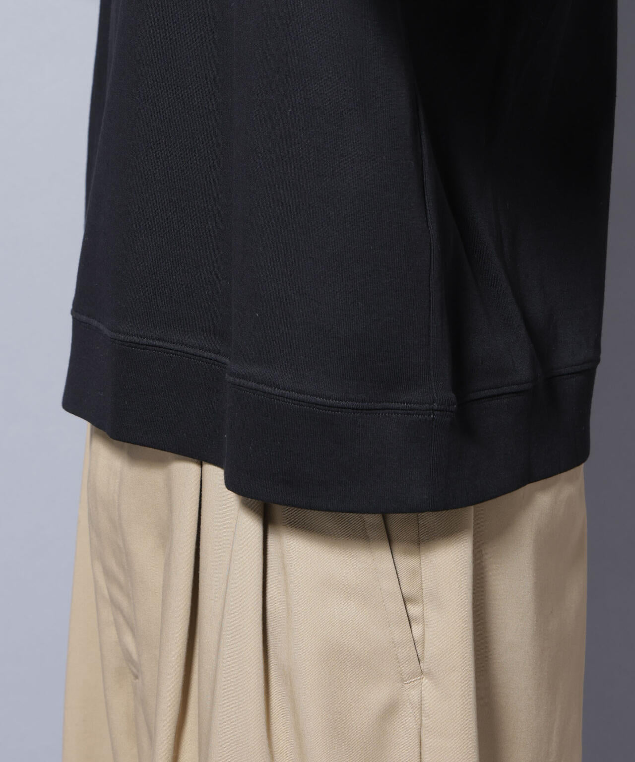 「FORMAL JERSEY」 クルーネックカットソー長袖