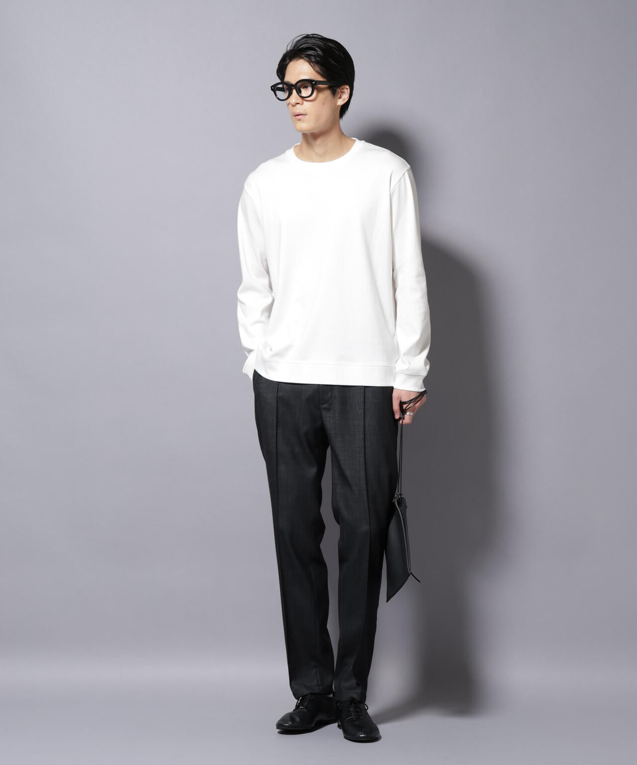 「FORMAL JERSEY」 クルーネックカットソー長袖
