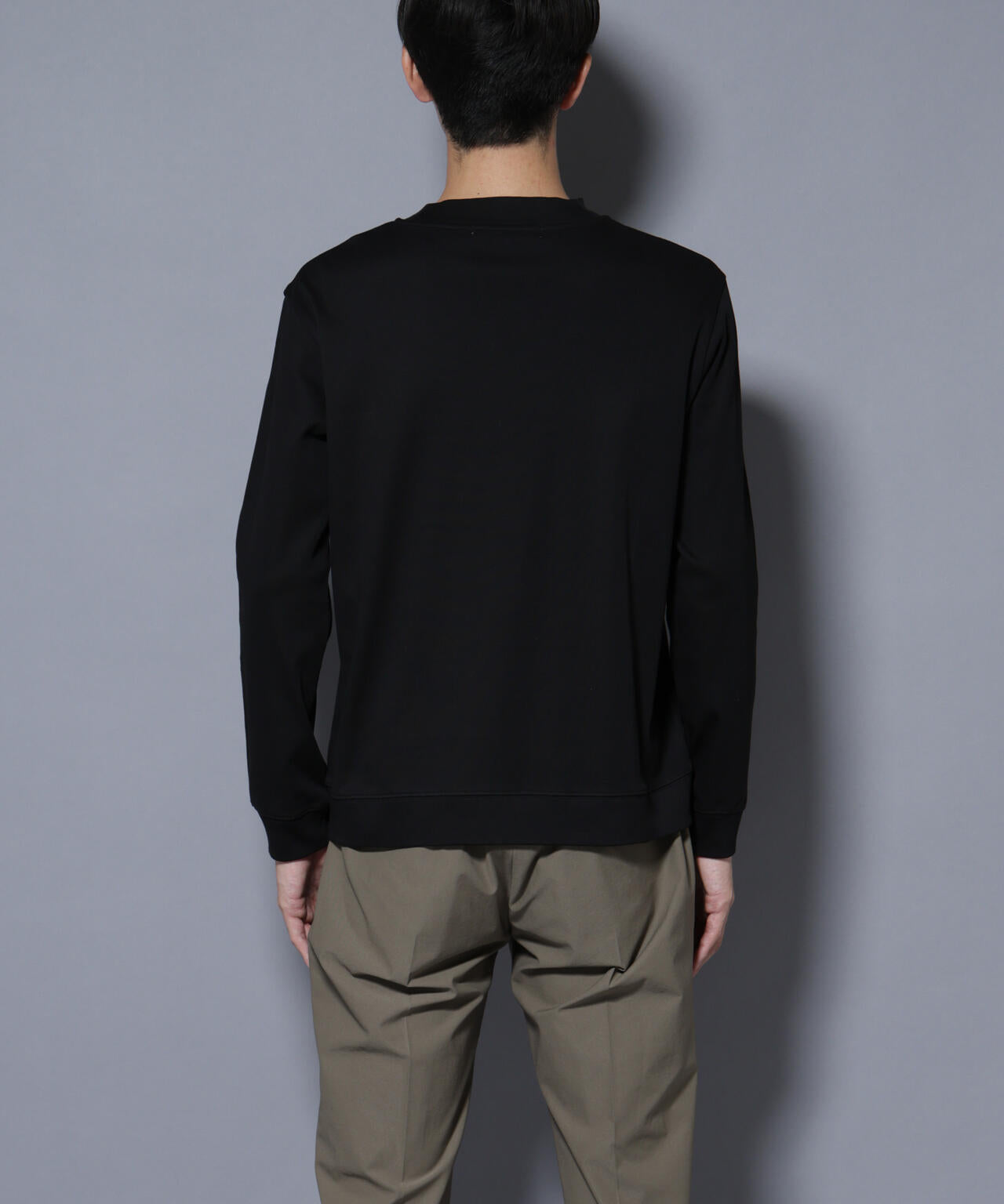「FORMAL JERSEY」モックネックカットソー長袖