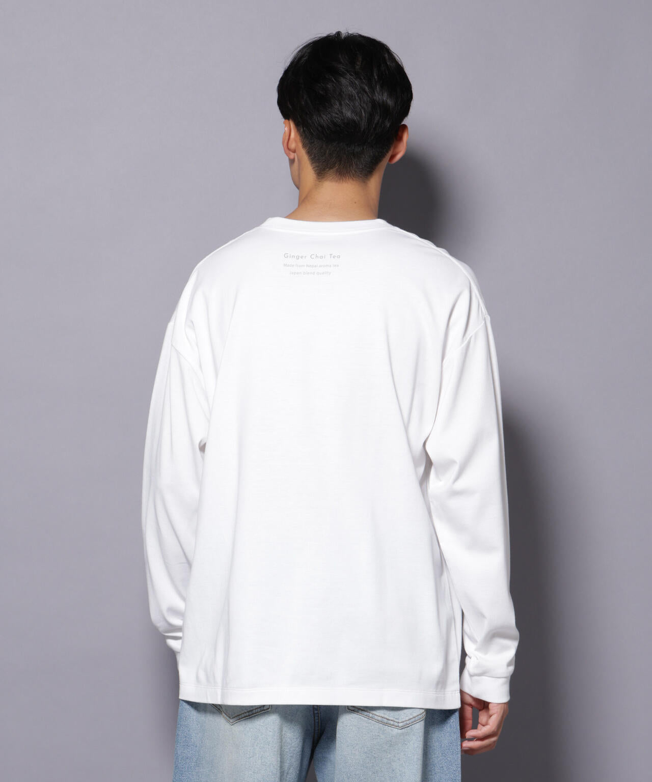 Anti Soaked(R)×SUNCHAIポートレート汗染み防止 Tシャツ長袖