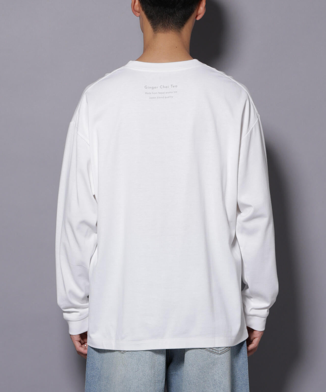 Anti Soaked(R)×SUNCHAIポートレート汗染み防止 Tシャツ長袖