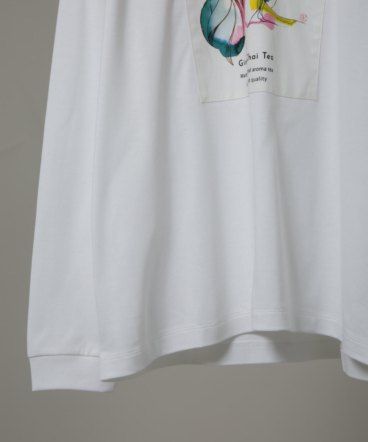 Anti Soaked(R)×SUNCHAIポートレート汗染み防止 Tシャツ長袖