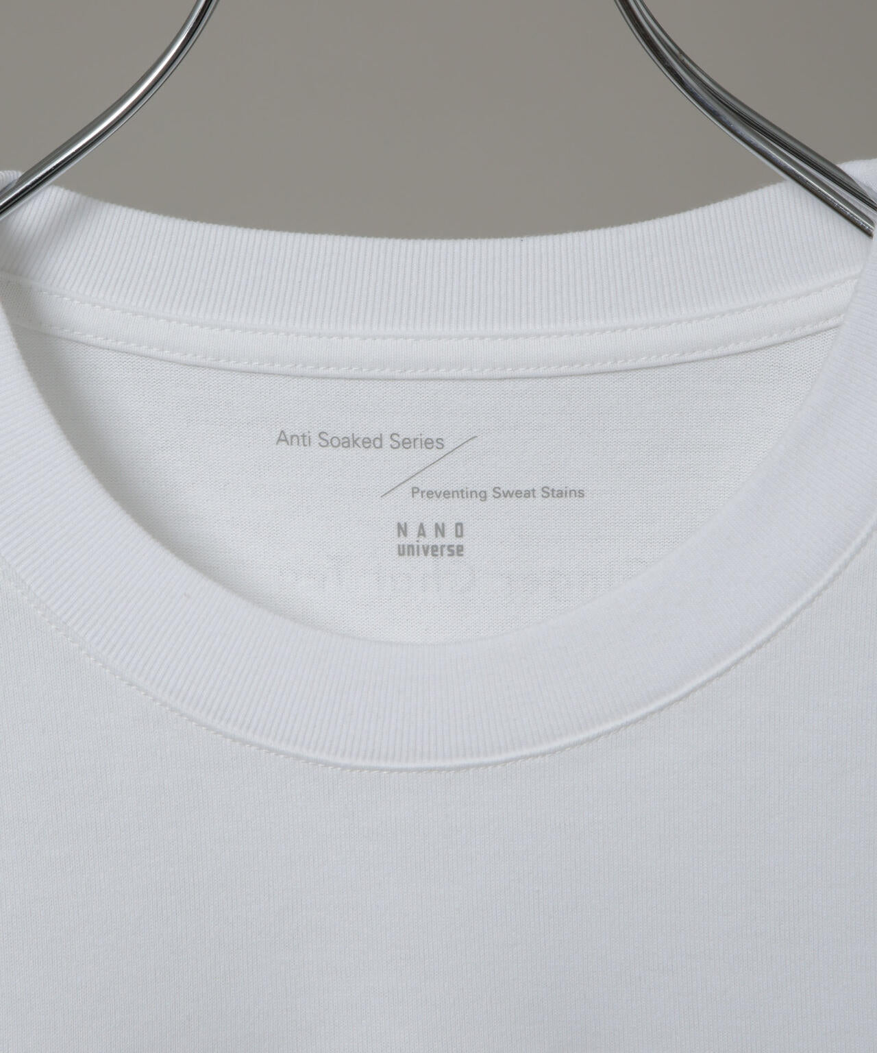 Anti Soaked(R)×SUNCHAIポートレート汗染み防止 Tシャツ長袖
