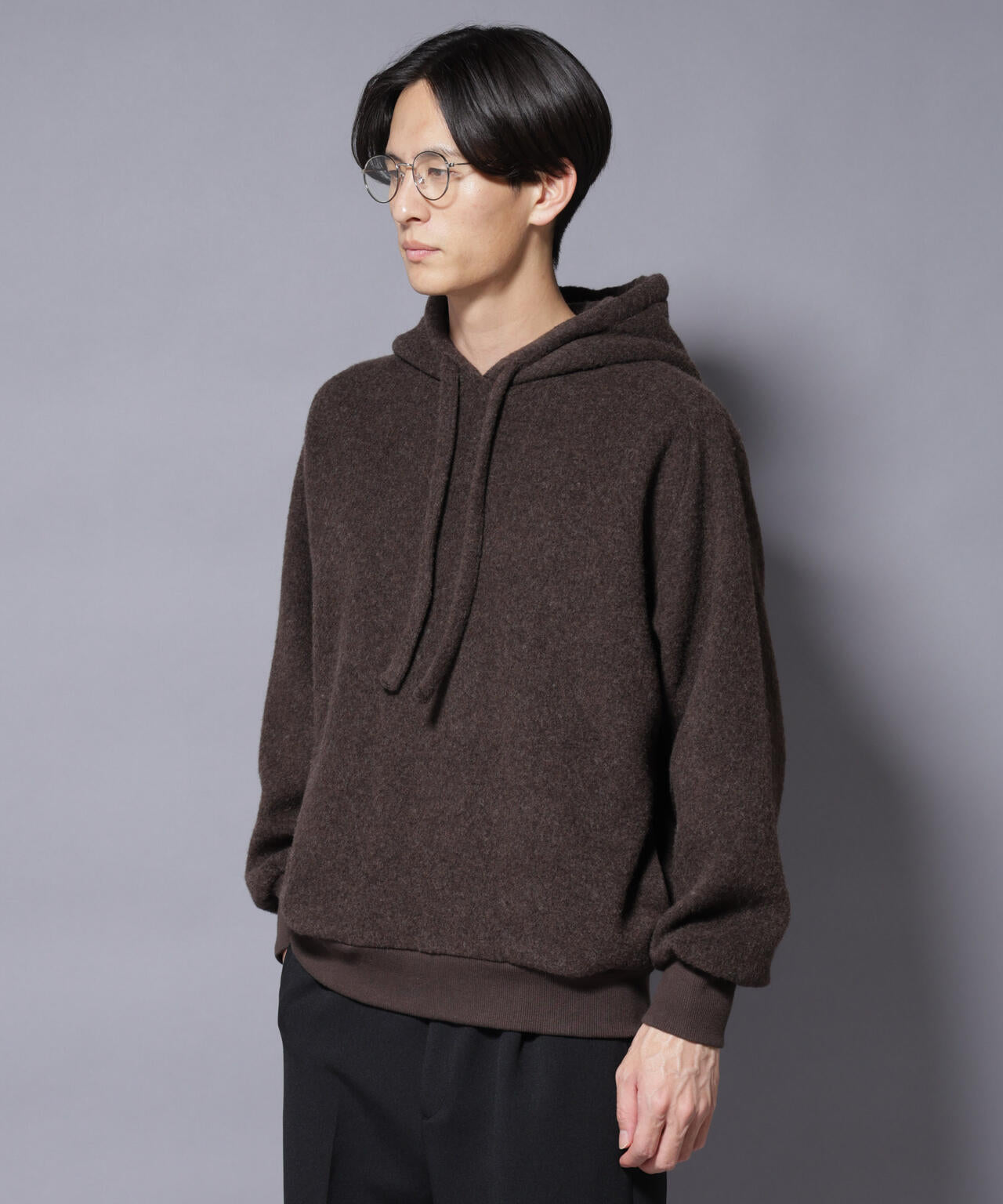 MIYATA×NANO JAPANMADE ウール/コットン パーカー