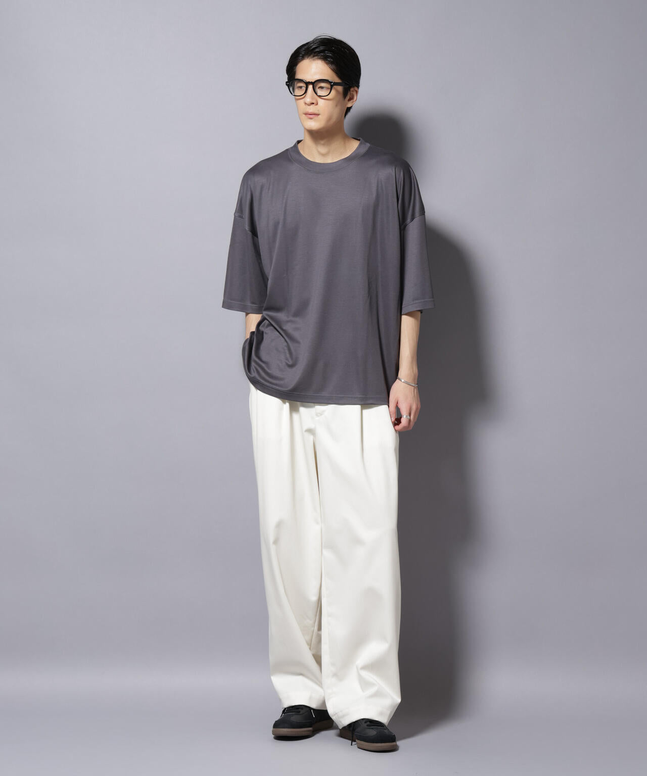 MIYATA×NANO JAPAN MADE キュプラ混 Tシャツ