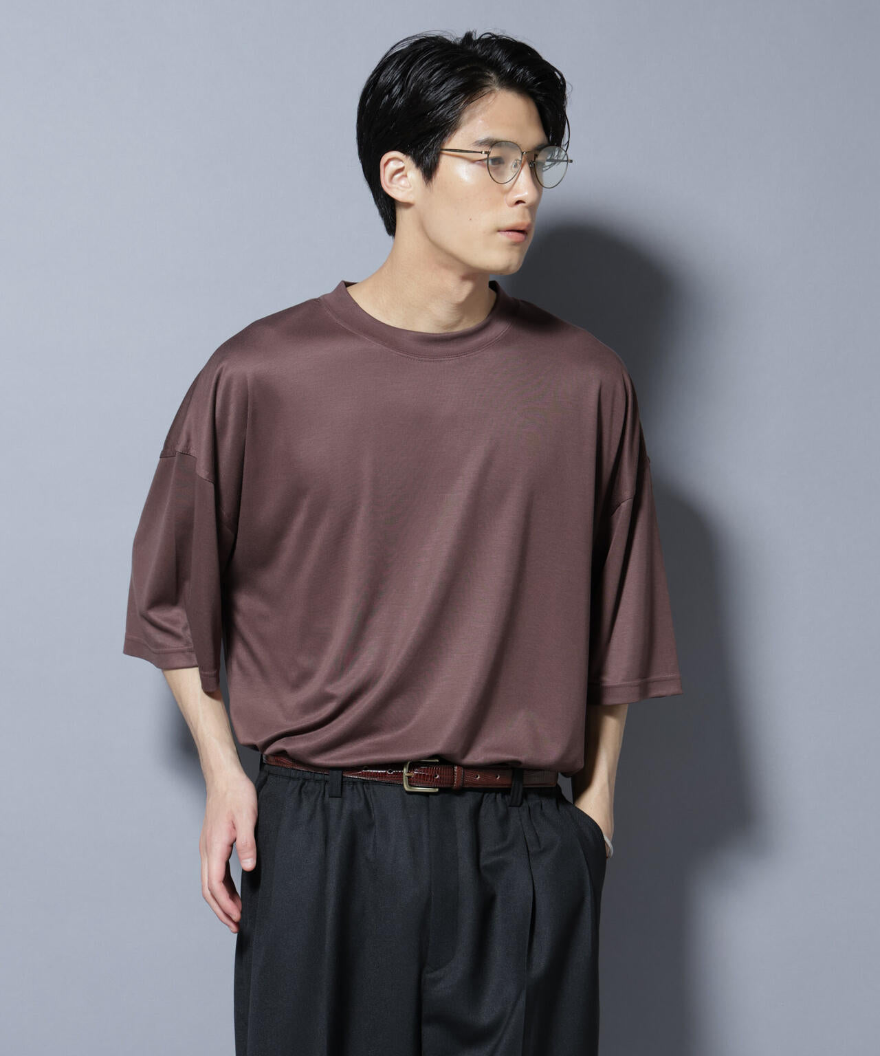 MIYATA×NANO JAPAN MADE キュプラ混 Tシャツ