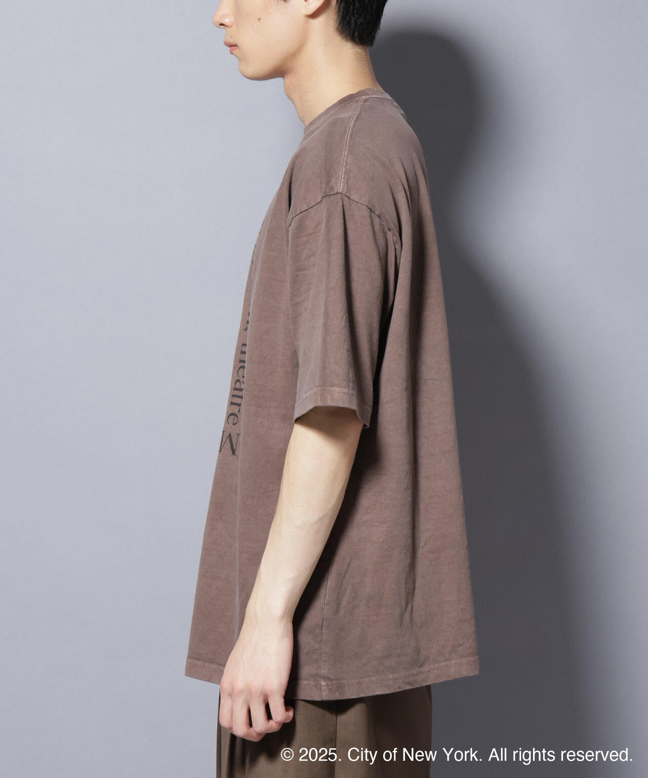 別注GOOD ROCK SPEED NYC 箔プリントTシャツ