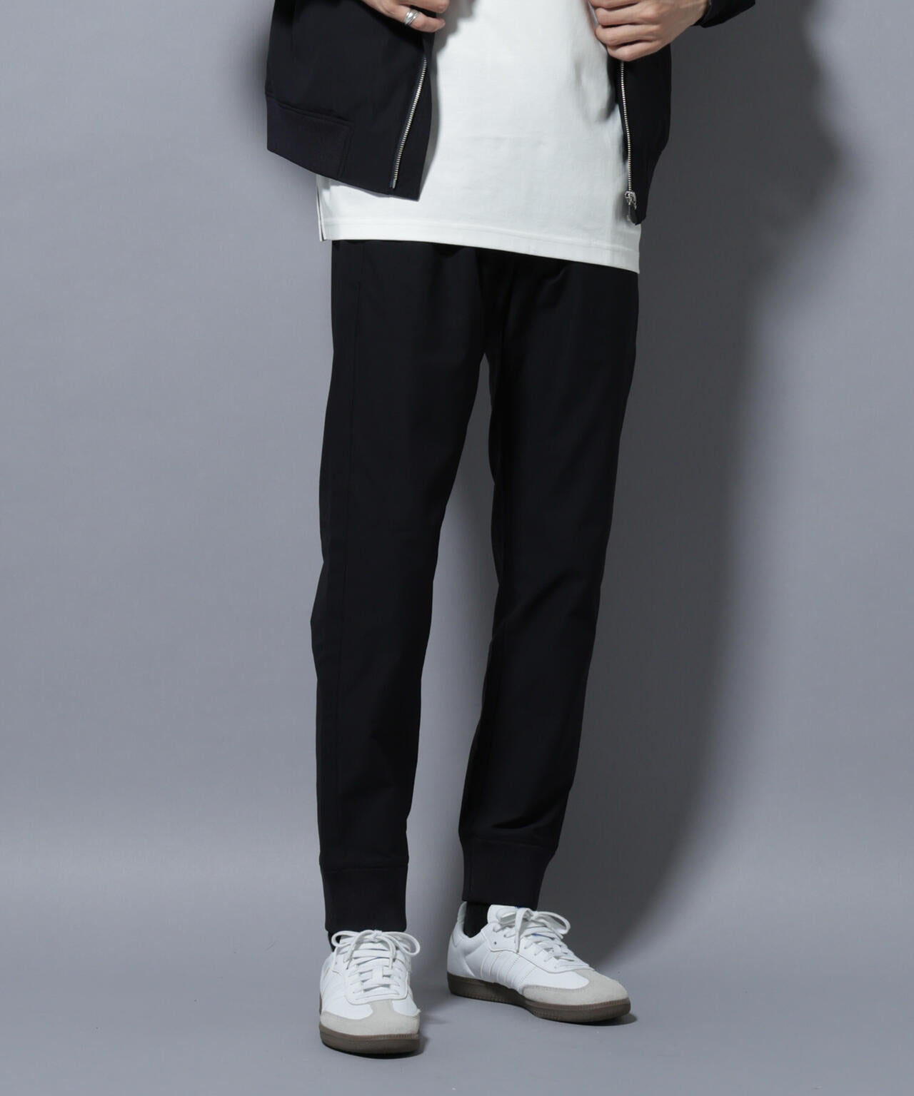 「N TROUSERS BASIC」TEXBRID(R) ジョガーパンツ/ストレッチ・撥水(セットアップ可)