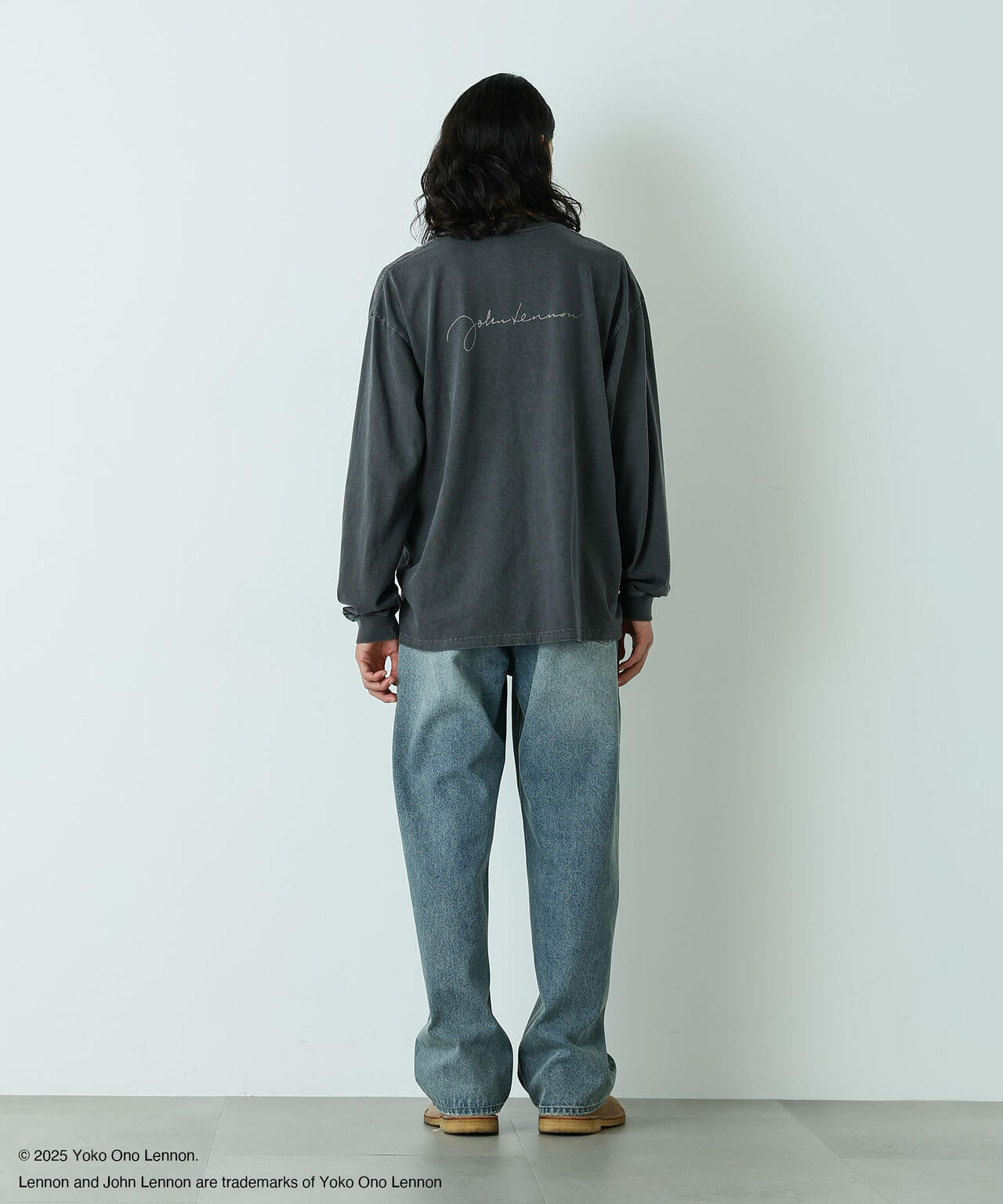 「HOTEL PALACE」 フェードデニム ルーズシルエットパンツ