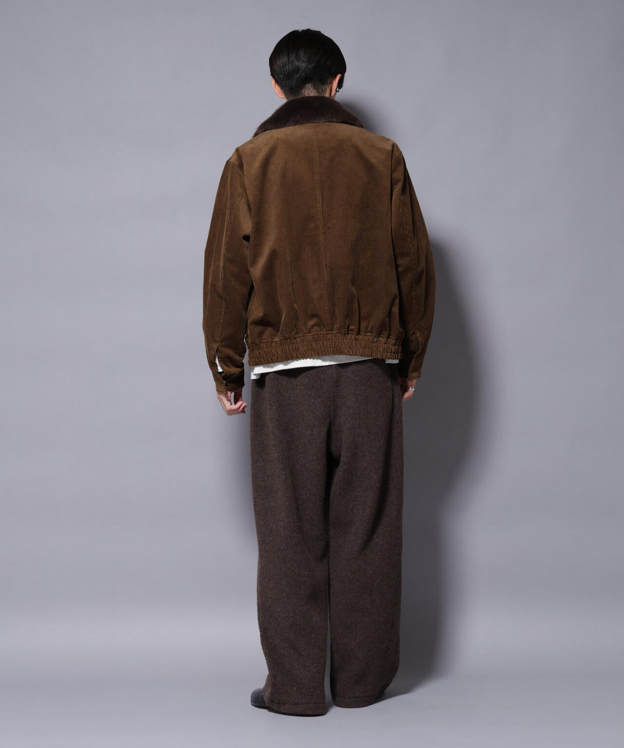 MIYATA×NANO JAPANMADE ウールコットンイージーパンツ