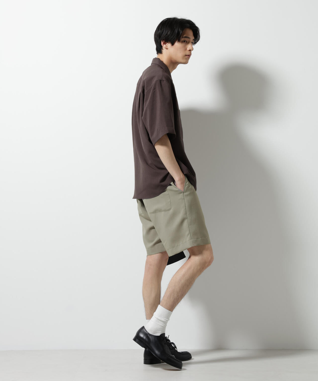 メランジドライイージーショートパンツ(セットアップ可)