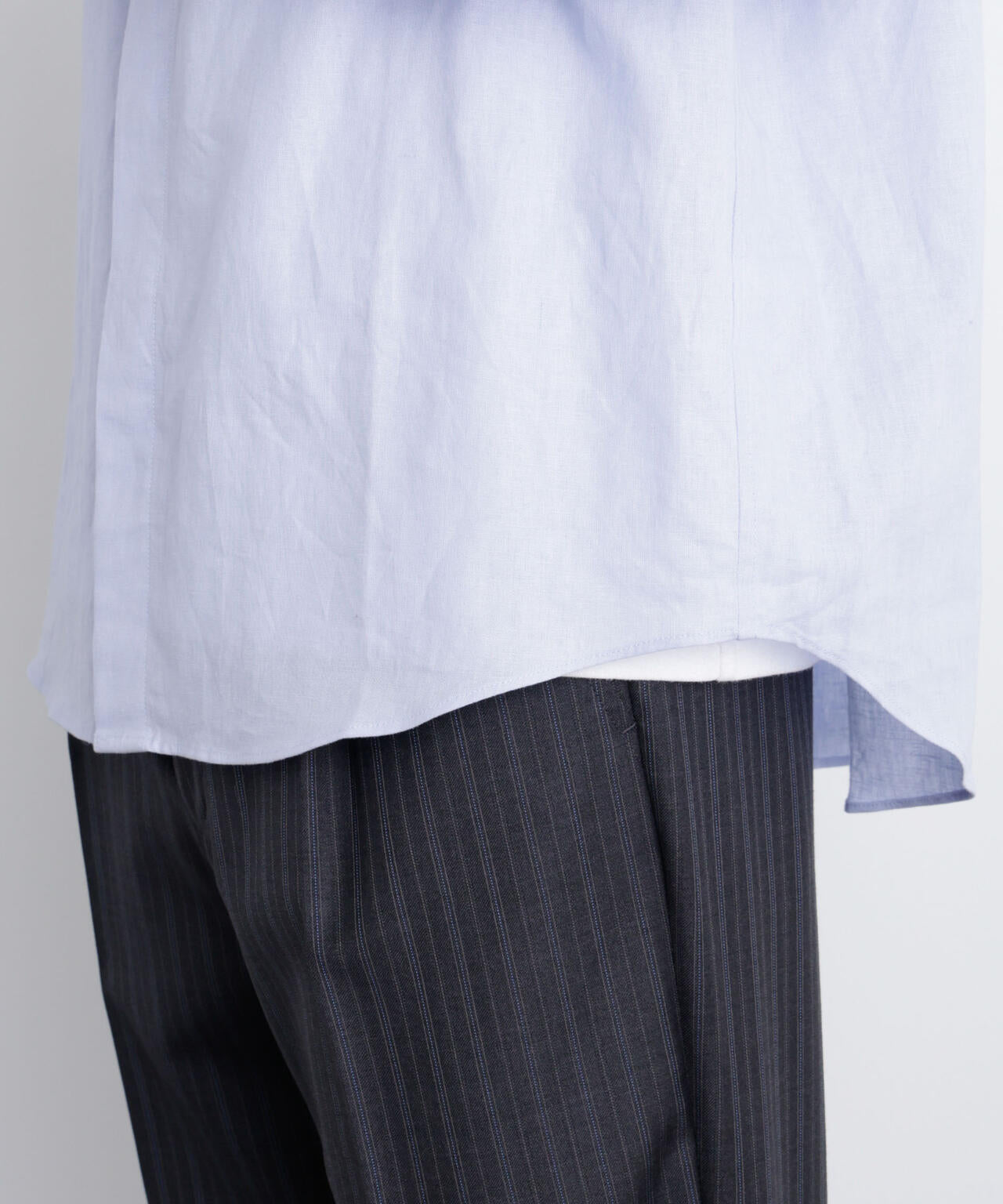 「FRENCH LINEN」リネンコットンレギュラーシャツ