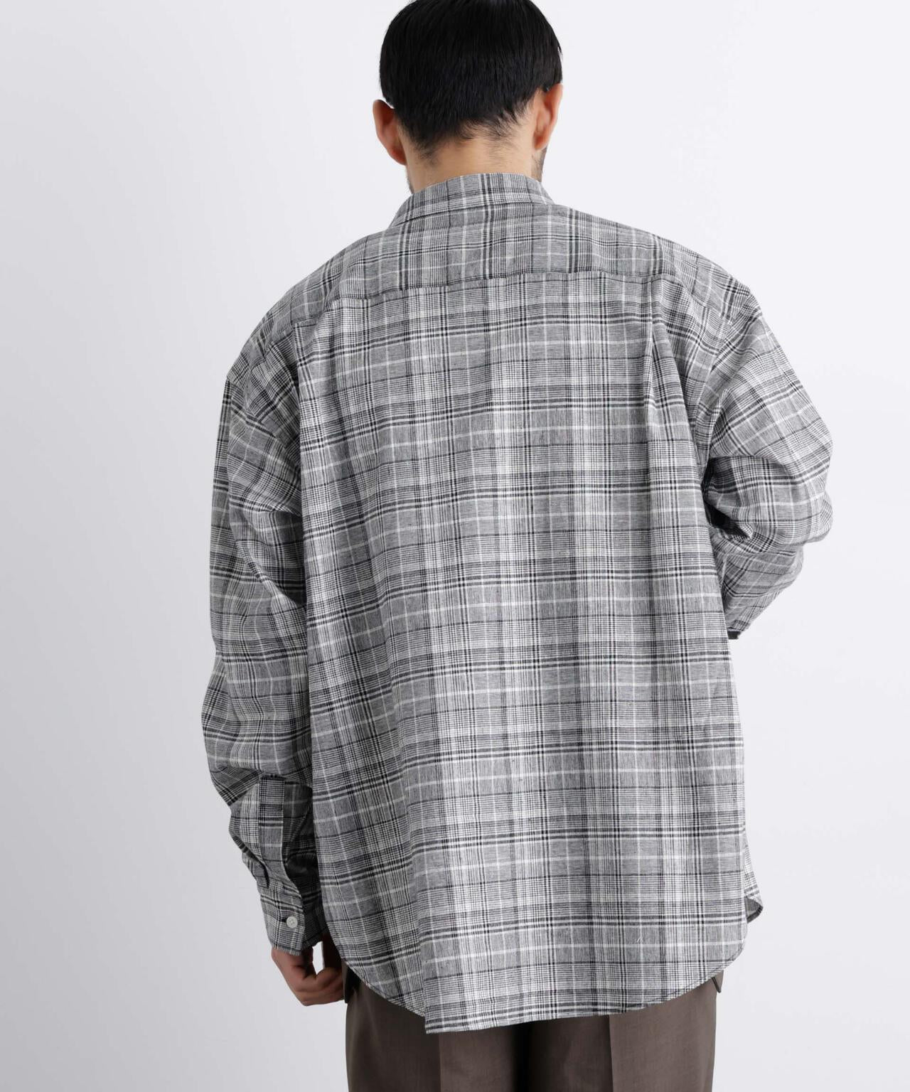 「FRENCH LINEN」リネンコットンレギュラーシャツ