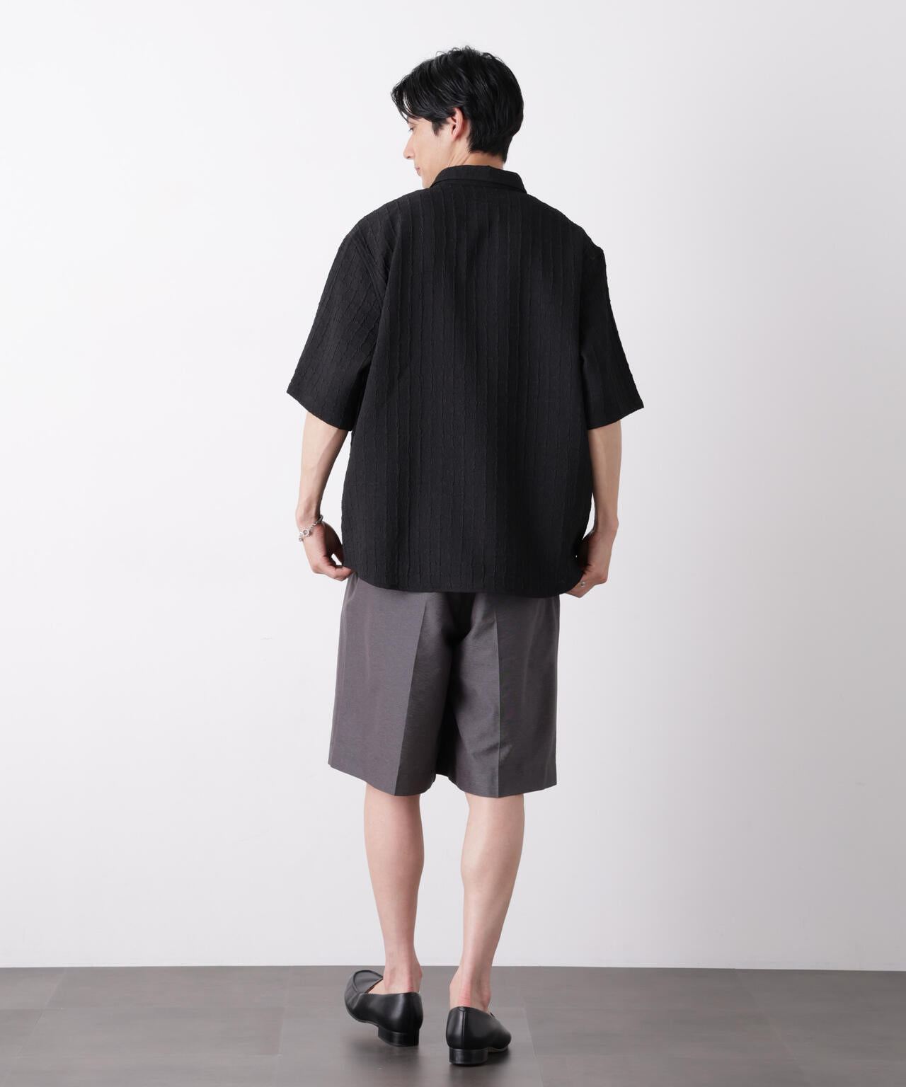 ふくれ二重織シャツ