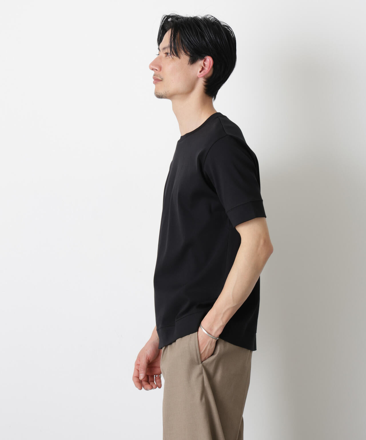 「FORMAL JERSEY」クルーネックカットソー半袖