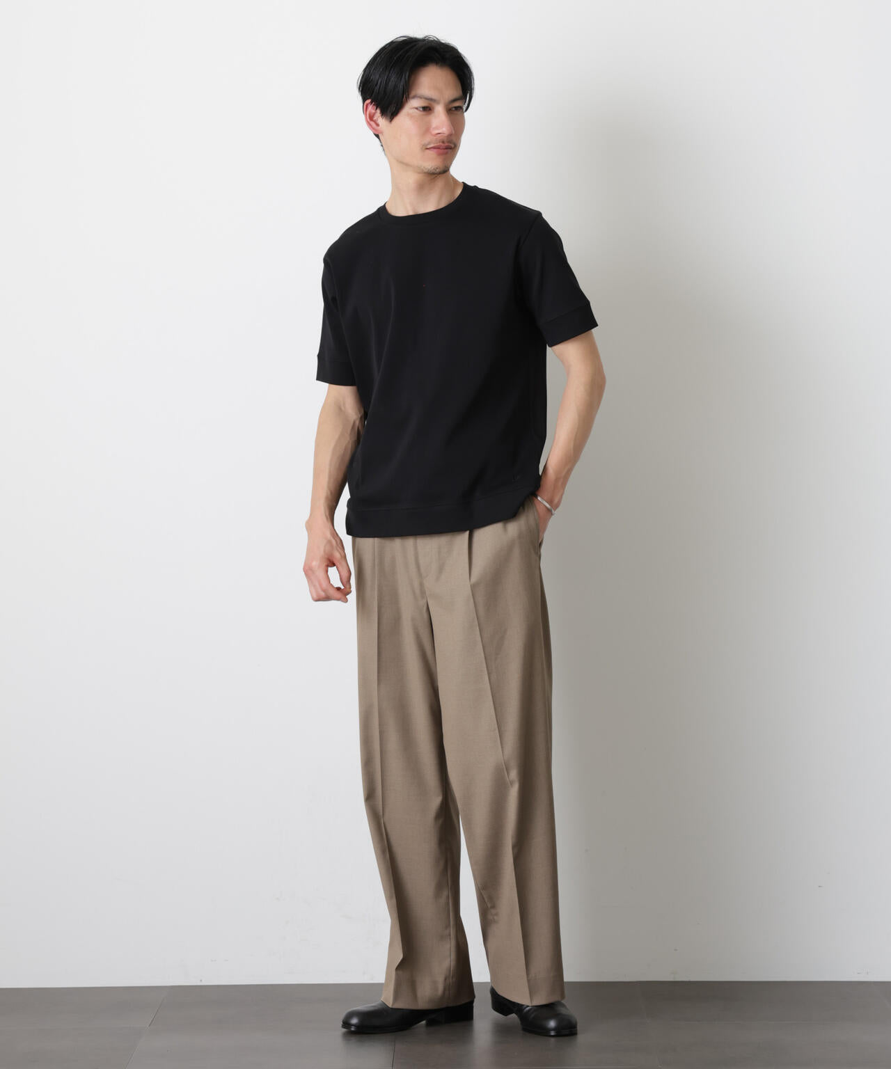 「FORMAL JERSEY」クルーネックカットソー半袖