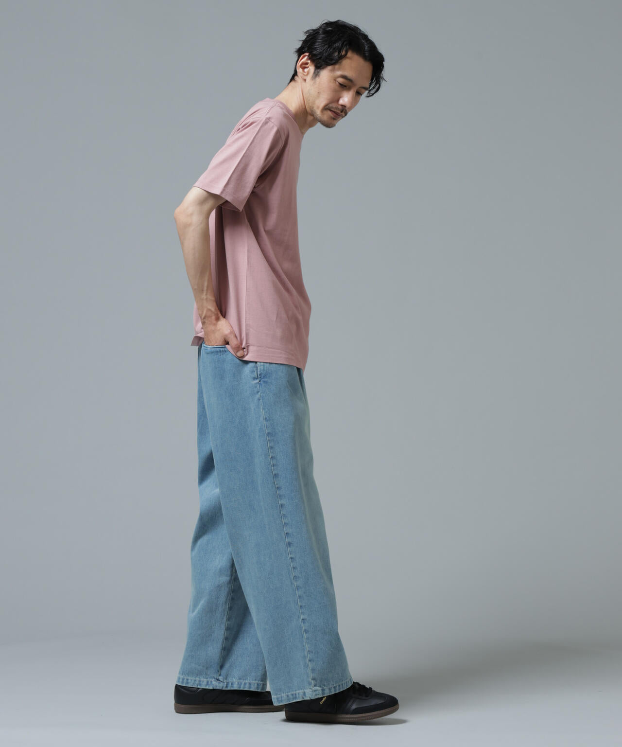 Anti Soaked(R) 汗染み防止 ライトウェイト 5.6oz ミドルシルエットTシャツ