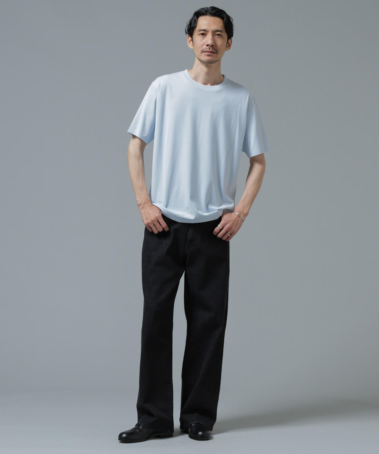Anti Soaked(R) 汗染み防止 ライトウェイト 5.6oz ミドルシルエットTシャツ