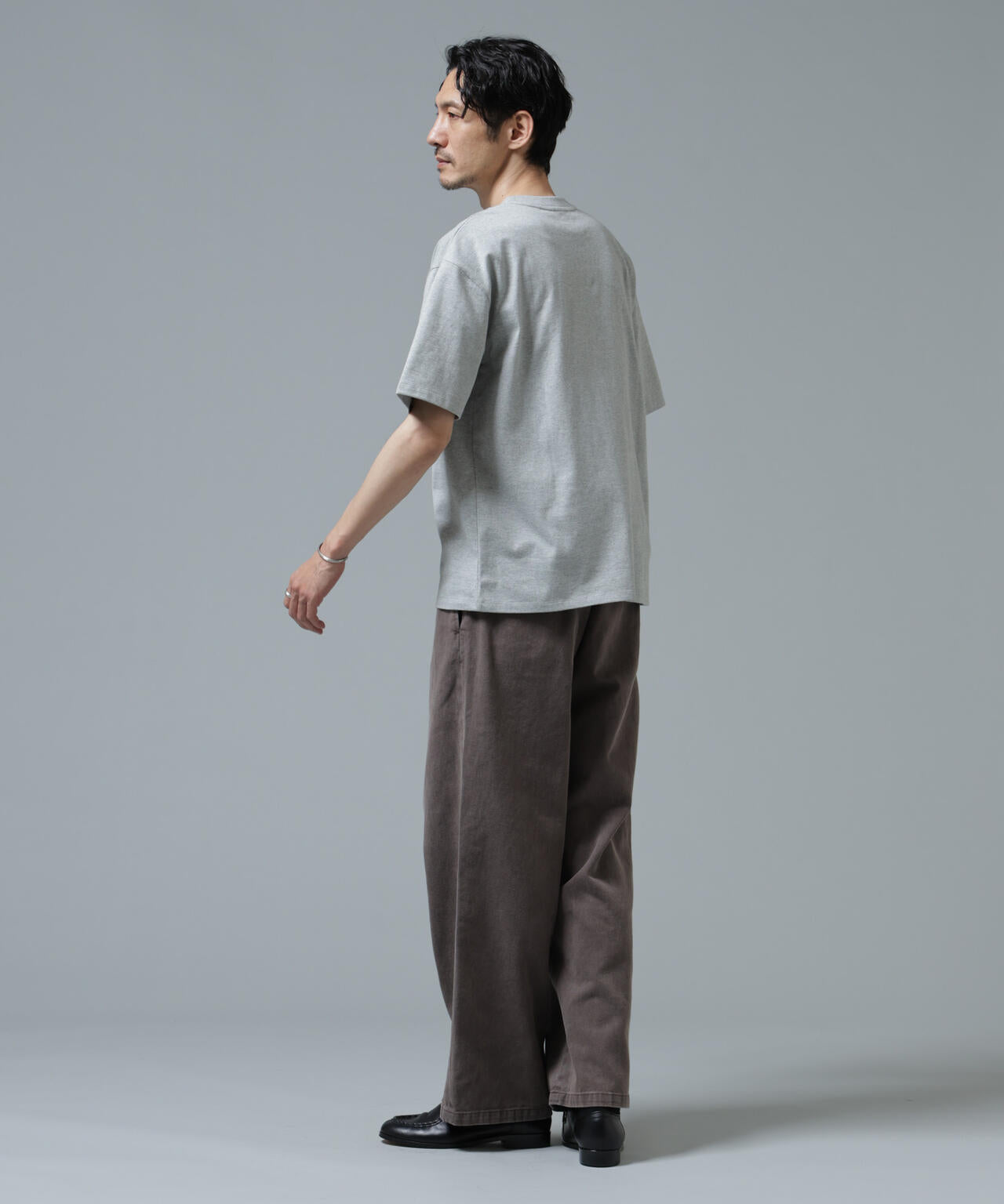 「Brooks Brothers別注」Anti Soaked(R) 汗染み防止 クルーネック ビッグシルエットTシャツ