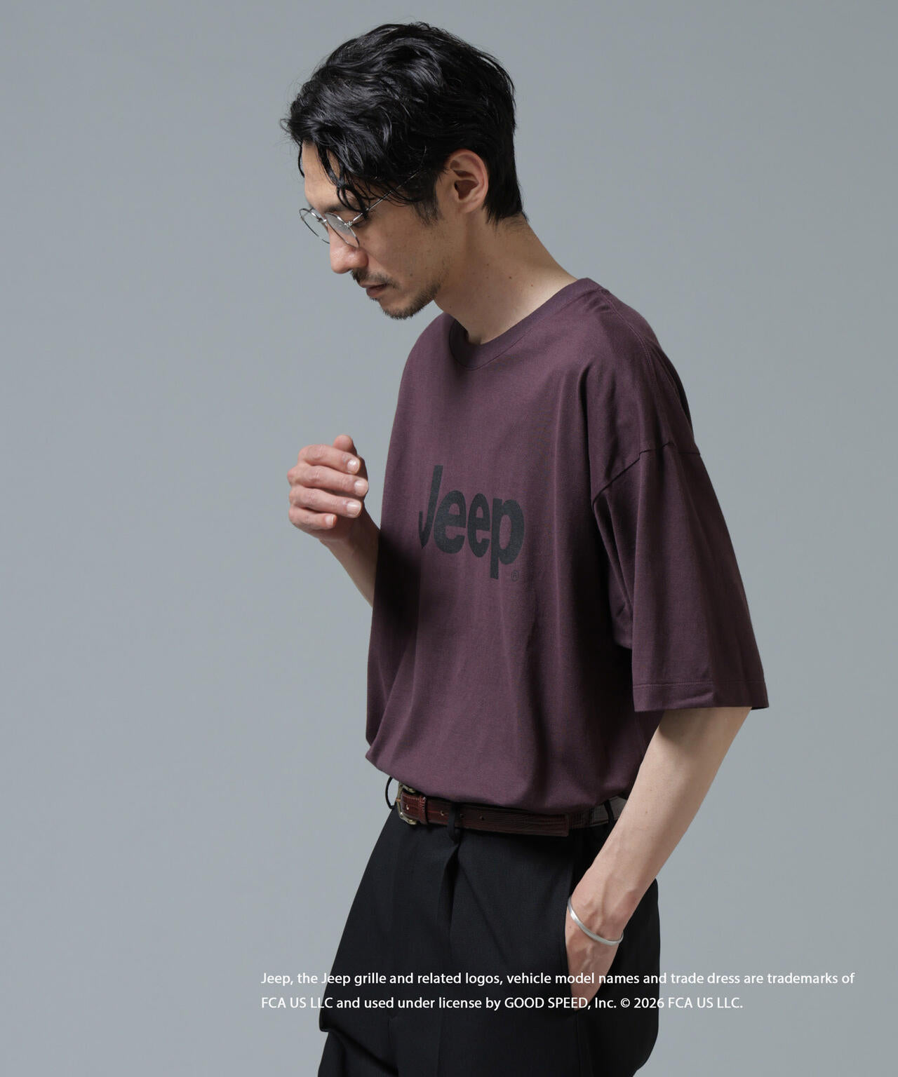 GOOD ROCK SPEED×Anti Soaked(R) 汗染み防止 ジープ Tシャツ