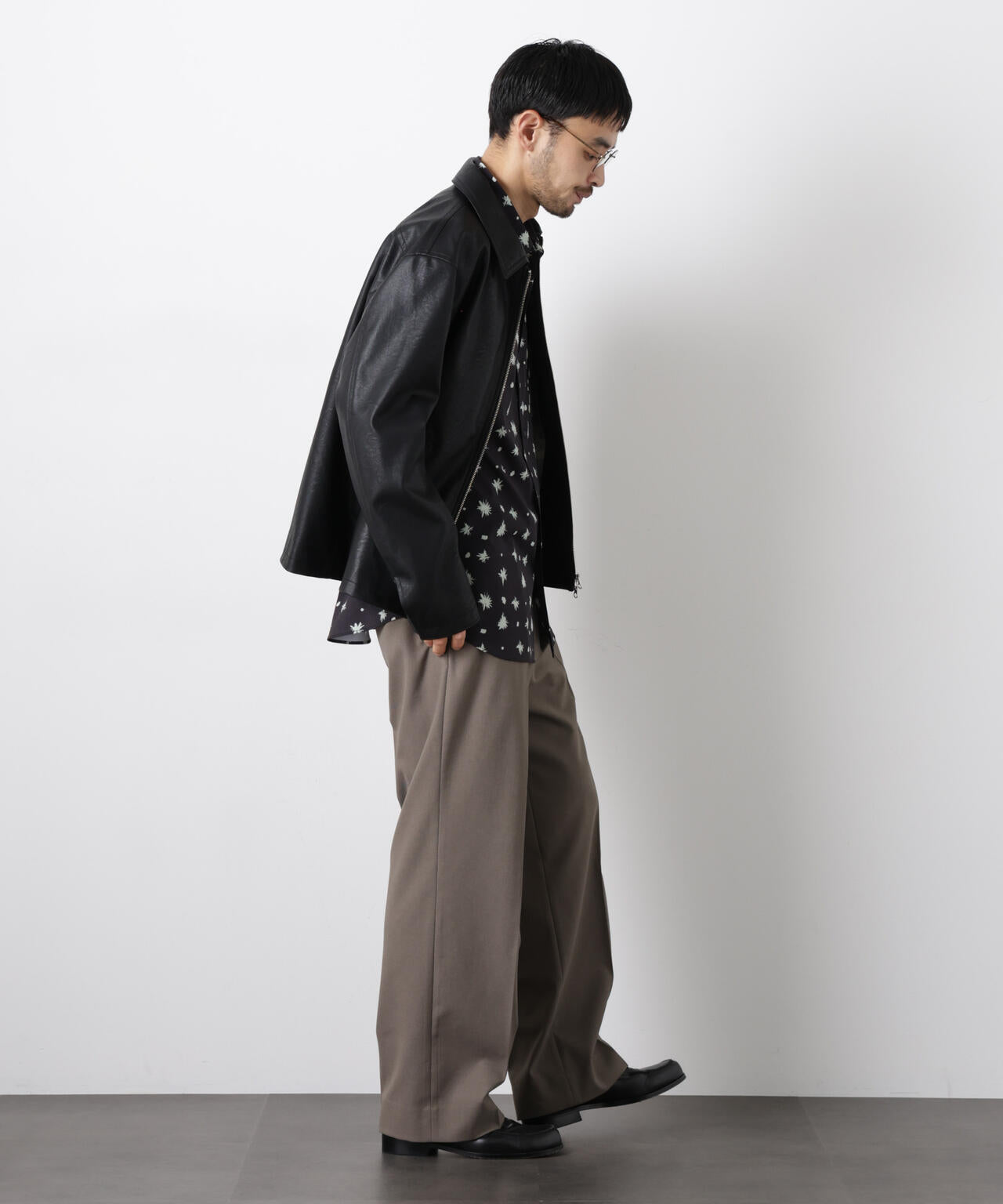 Reflax(R)オックスストレートパンツ(セットアップ可)