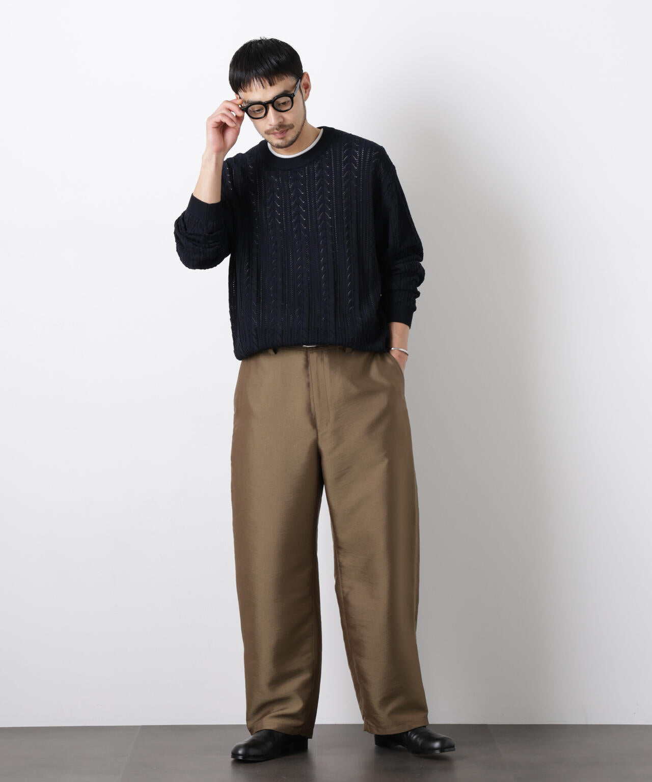 「ASSEMBLANC」 パラシュートパンツ