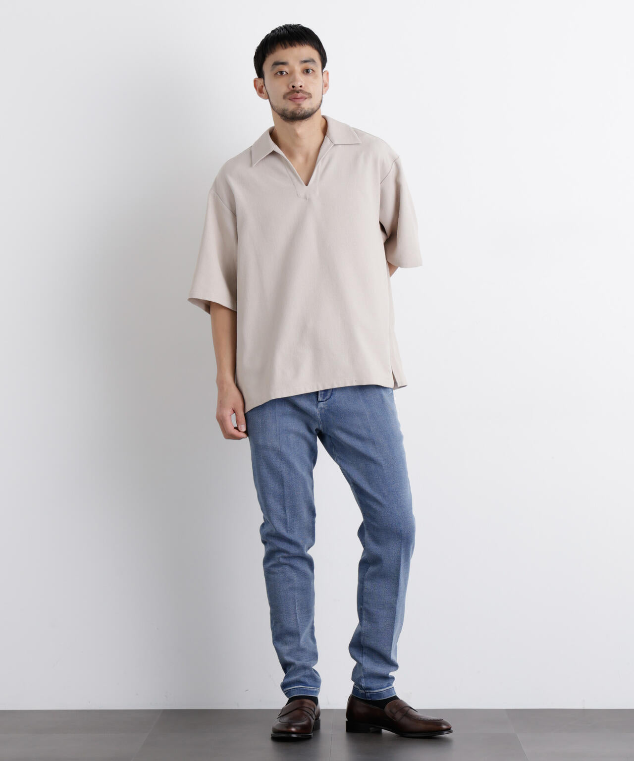 「Meaningful Continuity」 ストレッチデニムトラウザーズ