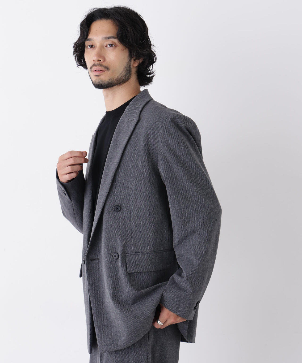 181cm B:75 W:73 H:90 着用サイズ:L