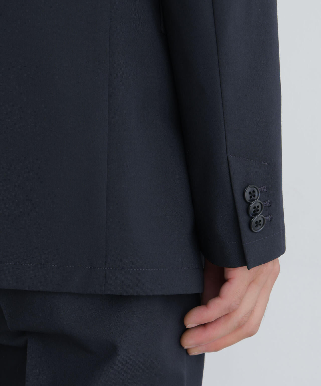 【大人気セットアップ】「Damerino」ウールライクトロストレッチセットアップ/WASHABLE