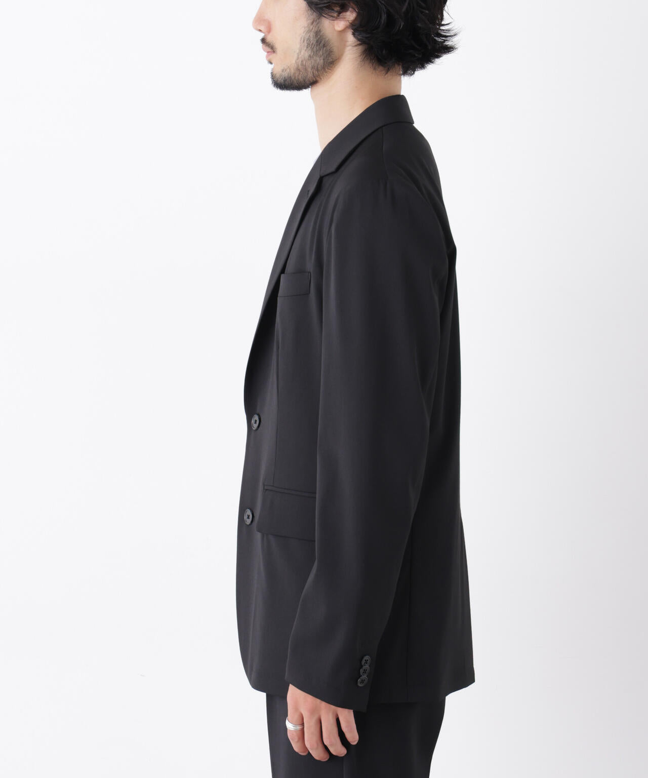 【大人気セットアップ】「Damerino」T/R パウダリー2WAYストレッチセットアップ