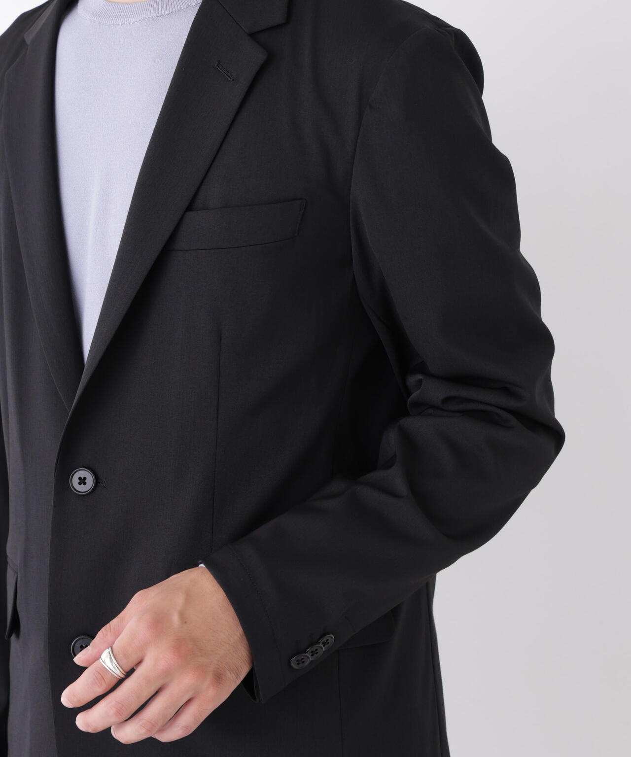 【大人気セットアップ】「Damerino」T/R パウダリー2WAYストレッチセットアップ