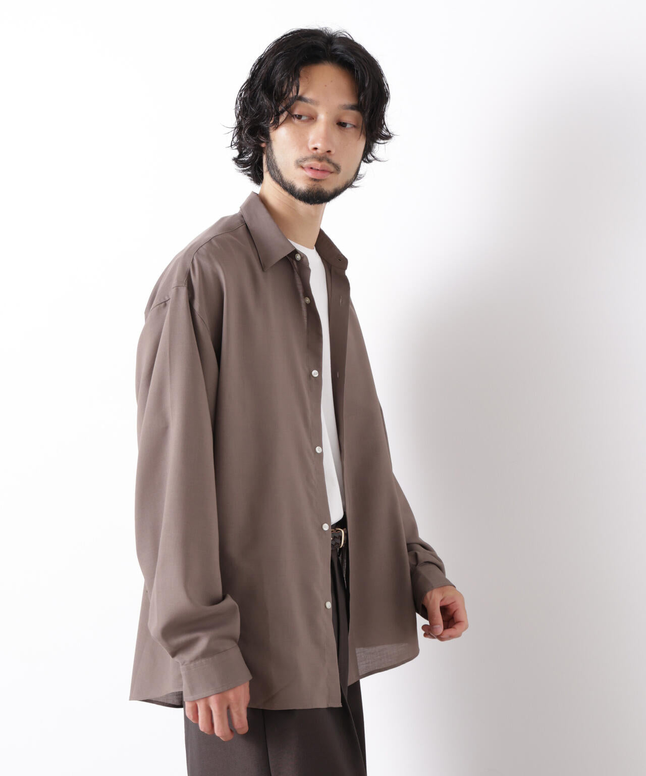 「OtoNANO」LIM-BRESS ワイドシャツ 長袖