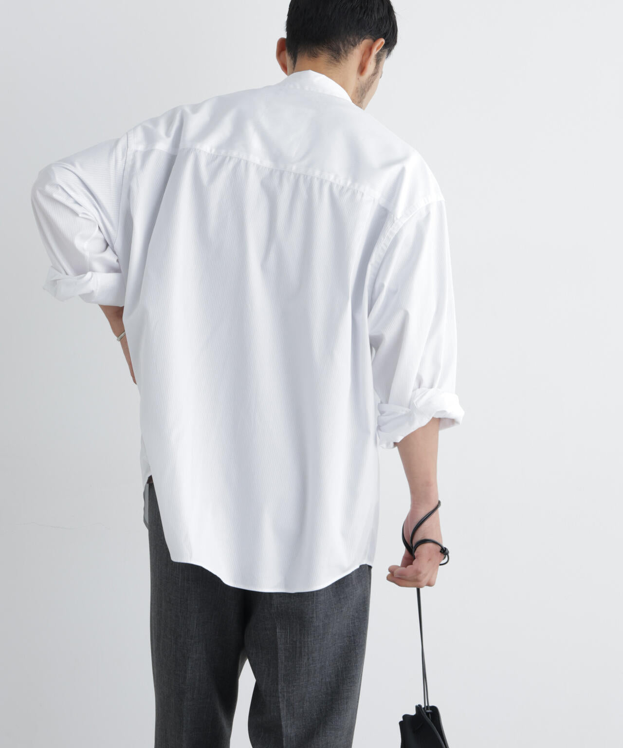 「OtoNANO」×SAVIGNAC レタードワイドシャツ
