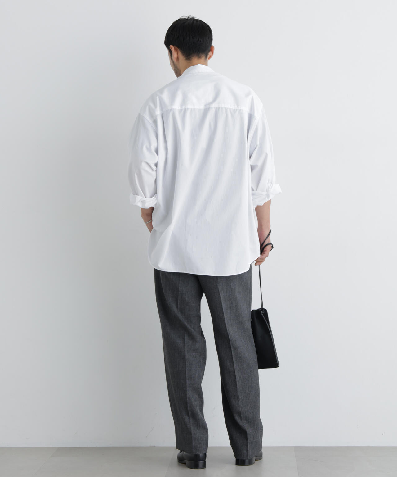 「OtoNANO」×SAVIGNAC レタードワイドシャツ