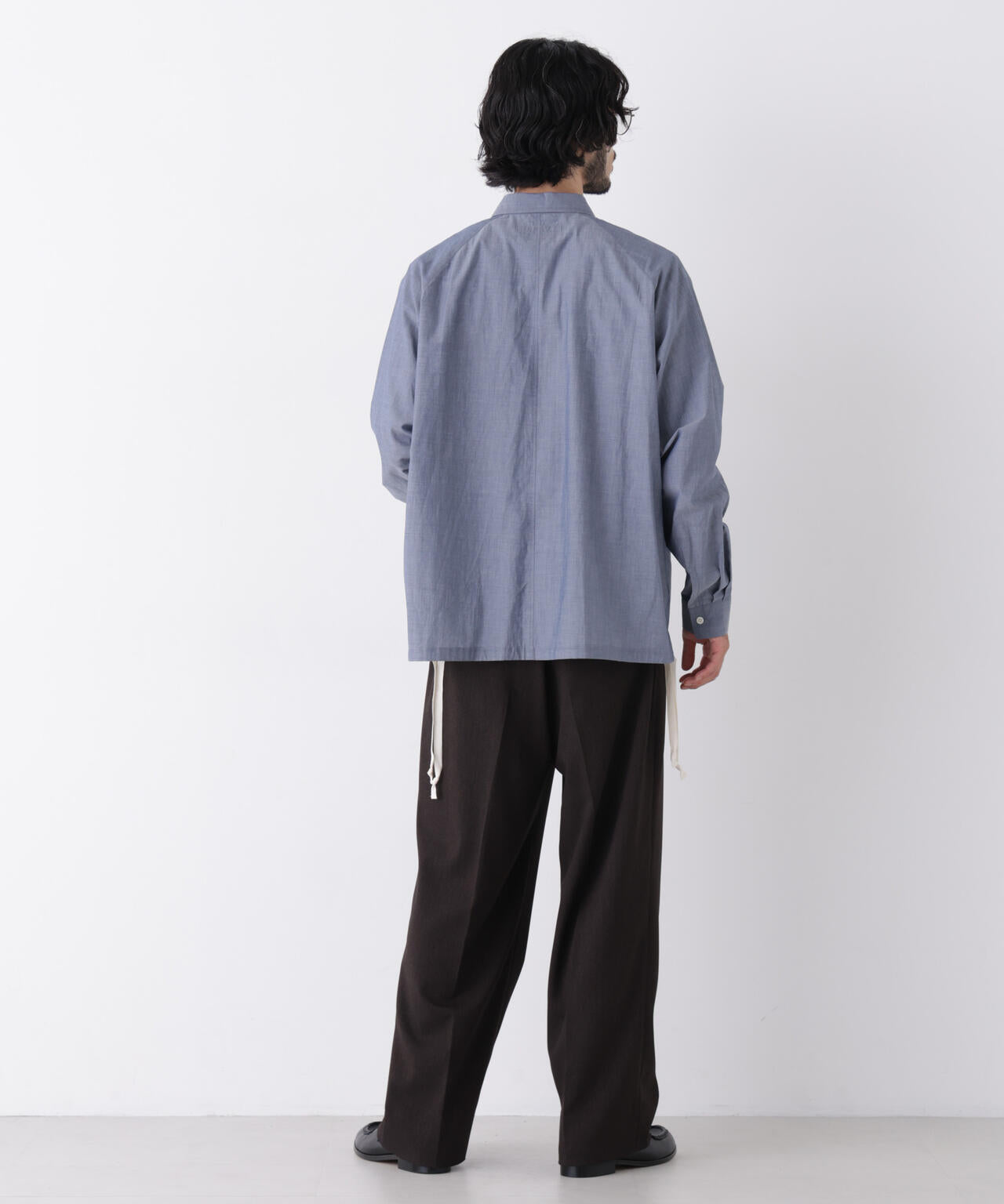 「OtoNANO」2WAYコーチシャツコットンローン/プレーン