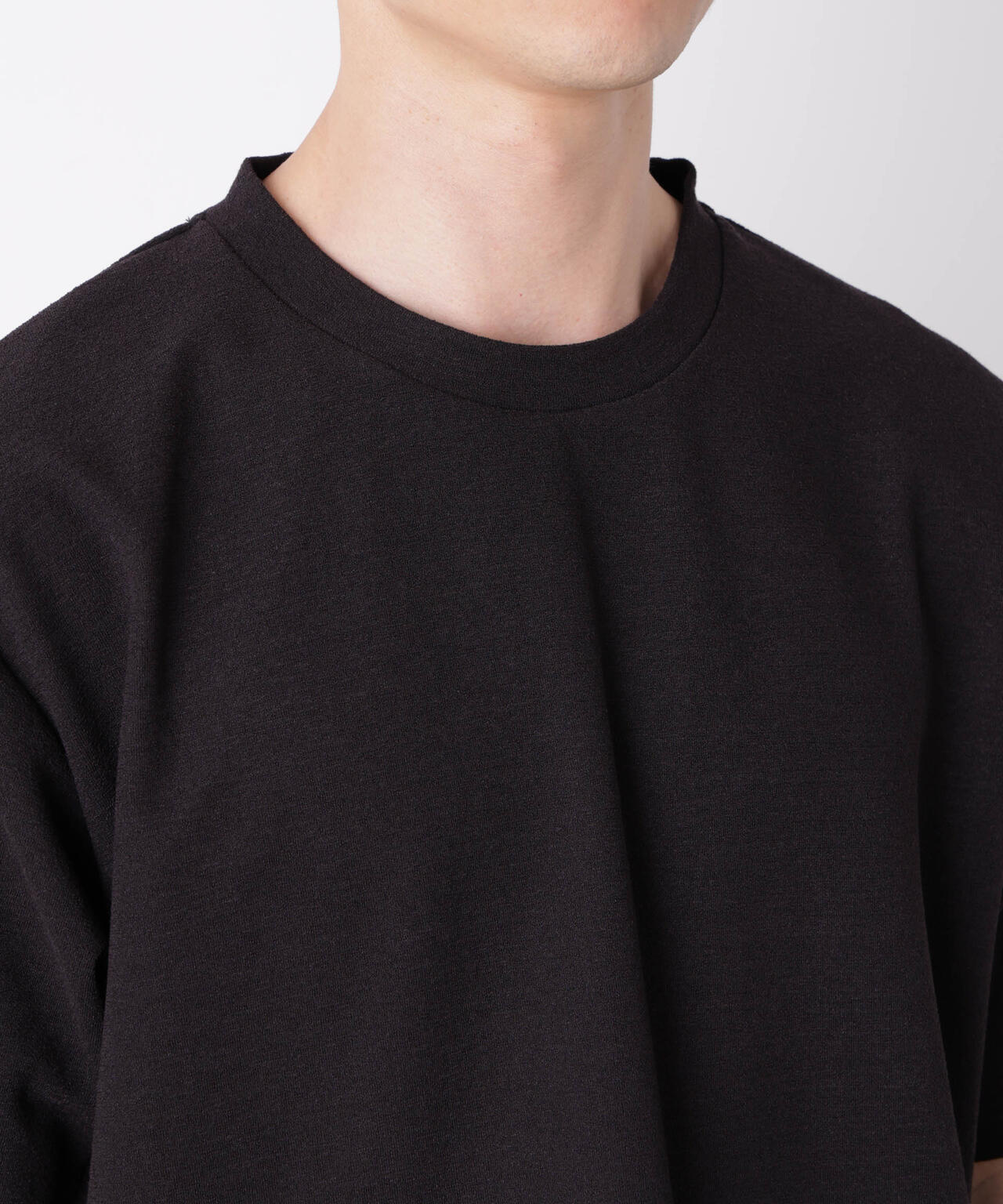 マイクロパイル クルーネックTシャツ 吸水速乾(セットアップ可)