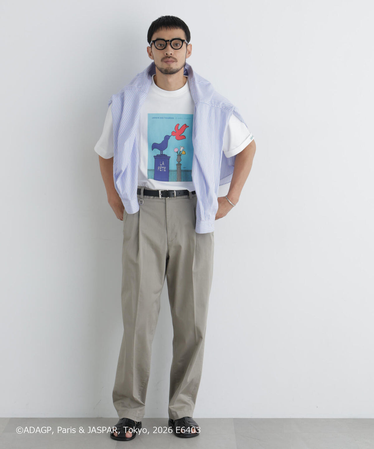 「OtoNANO」×SAVIGNAC プリントTシャツ